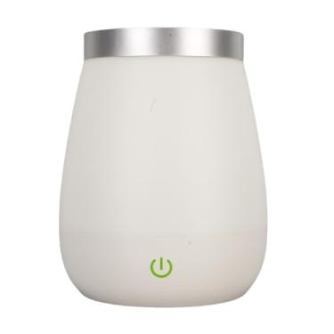 Imagem de TOPINCN Abajur de Vaso, Luz Noturna de Flores Com 3 Brilhos Ajustáveis ​​e 17 Horas de Vida útil da Bateria, Abajur de Mesa Sem Fio Recarregável para Quarto, Sala de Estar, Mesa de