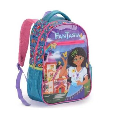Imagem de Mochila Infantil Feminina Fantasia Escolar Passeio Seanite-Feminino