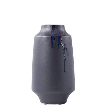 Imagem de Vaso de cerâmica chinesa arranjo de flores moderno simples decoração de casa mesa de jantar decoração de mesa de centro vasos de flores (médio)