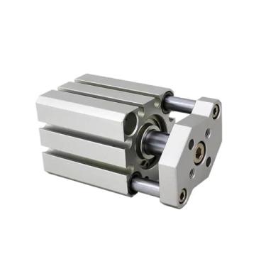 Imagem de TACQ50 TACQ63 furo 50 mm 63 mm três eixos três hastes pequeno cilindro curso 5-100 mm cilindro de ar pneumático tipo fino 1 peça (curso 40 mm, TACQ50 (sem ímã))