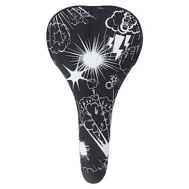 Imagem de Selim de bicicleta Assento de bicicleta Confortável Design ergonômico com absorção de choque Ajuste universal para homens e mulheres Almofada de espuma de memória acolchoada macia