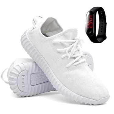 Imagem de Tênis Masculino Esporte Corrida e Academia Solado Macio Super Leve Relógio Digital-Masculino