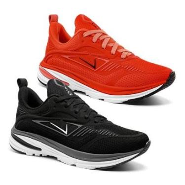 Imagem de Kit 2 Tênis Feminino Vili Fusion Masculino para Caminhada Academia-Feminino