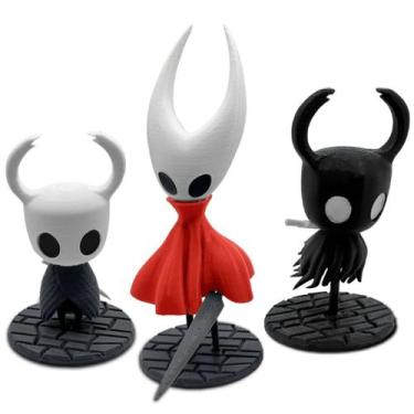 Imagem de Boneco Hollow Knight O Cavaleiro Hornet e Shade - 3D Think BR