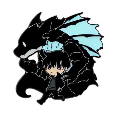 Imagem de Broches De Esmalte De Menino Anime Para Mochilas, Roupas, Acessórios D