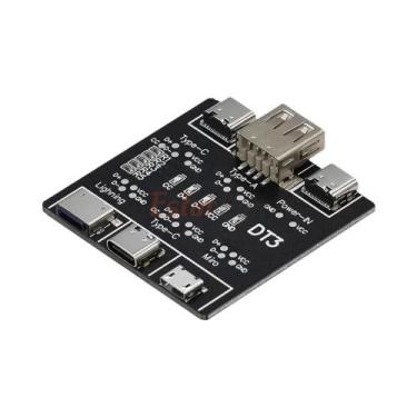 Imagem de Testador De Cabo Digital Tipo C Micro USB DT3, Ferramenta De Detecção 