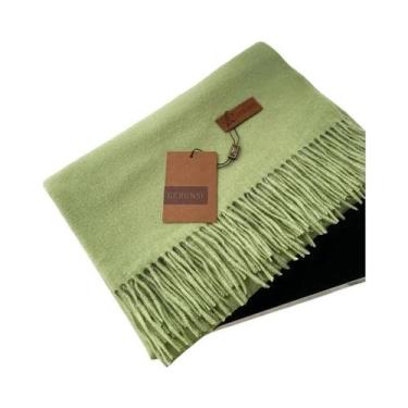 Imagem de Cachecol Feminino Grosso E Quente De Caxemira 2024, Xale Pashmina De C