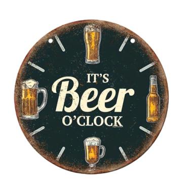 Imagem de Placa de metal de ferro redondo estilo gótico retrô 2D – Decoração de arte de parede perfeita para portas, janelas, quartos, bares, escritórios, garagens e estúdios – Presente ideal para o Dia dos