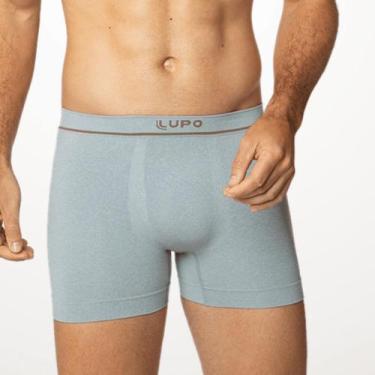 Imagem de Cueca Lupo Boxer Microfibra Sem Costura 766-023, Cinza, M