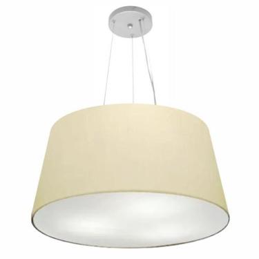 Imagem de Pendente Cone Bege MJ-4063 Para Mesa de Jantar e Estar - Vivare