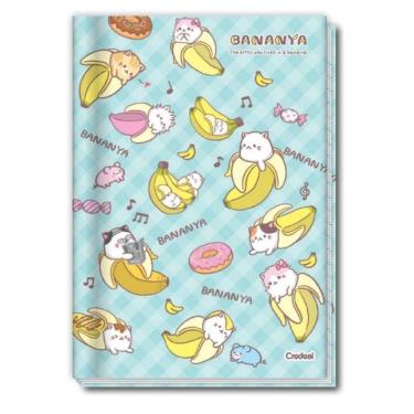 Imagem de Caderno Brochura Universitário A4 1 Matéria 80 Folhas Capa Dura Credeal Bananya Estampa 2