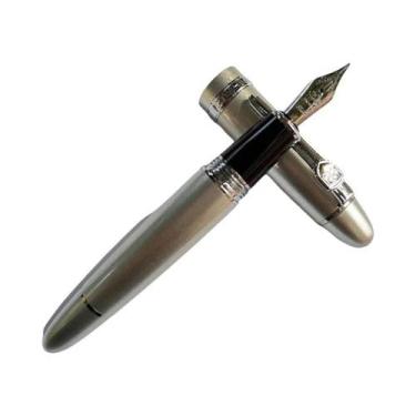 Imagem de Caneta-tinteiro JINHAO 159 Com Acabamento Prateado, Design Clássico Pa