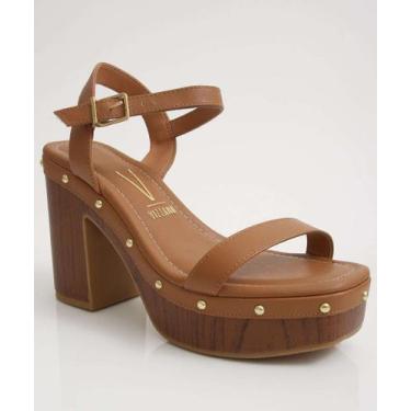 Imagem de Sandália Feminina Meia Pata Vizzano-11244, 38, Caramelo