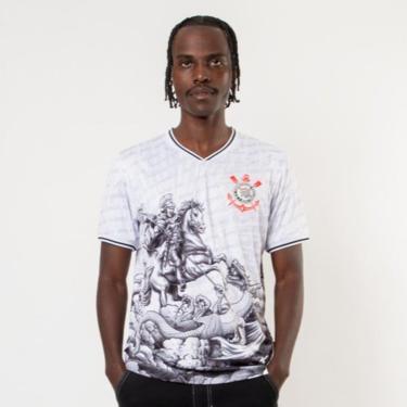 Imagem de Camiseta Corinthians Quebrada 1250304 Branca-Masculino
