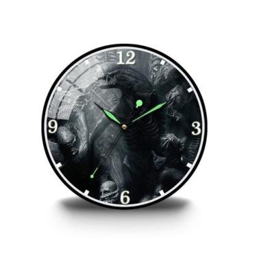 Imagem de Relógio de parede Predators Anime Silent Non Ticking 30cm Metal - yiwe