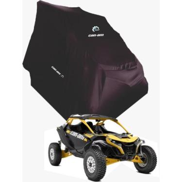 Imagem de Capa de utv brp maverick r, Preto, 2 Lugares