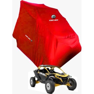 Imagem de Capa de utv brp maverick r, Vermelho, 2 Lugares