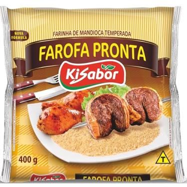 Imagem de KiSabor Farofa Pronta Com Tempero Kisabor 400 Gramas