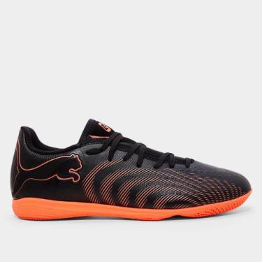 Imagem de Chuteira Futsal Puma Future 9 Play Unissex, Preto, 39