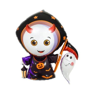 Imagem de Balões De Desenho Animado De Halloween: Homem-Aranha Fantasma, Morcego