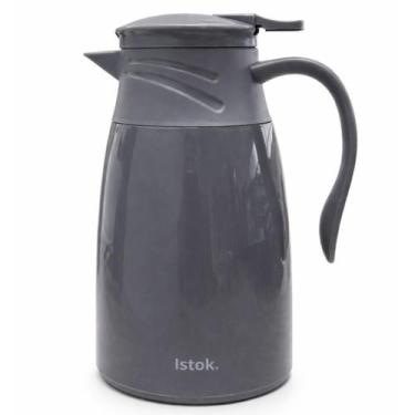 Imagem de Garrafa Térmica Roma 1 Litro Tipo Jarra Com Ampola de Vidro Alça Ergon