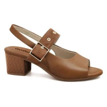 Imagem de Sandália Slingback Feminina Comfortflex 2557409-Feminino