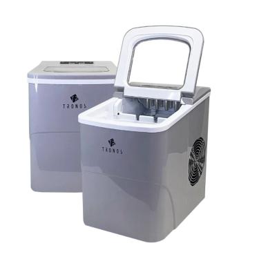Imagem de Máquina de Gelo Tronos B12 B Silver 12 kg 24H 2 Litros Cubo Cinza 220V