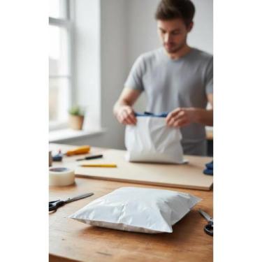 Imagem de 100 Envelopes Segurança 40x50cm Branco Embalagem Lacre Adesi - Congrat