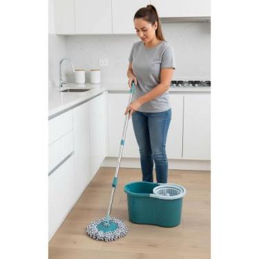 Imagem de MOP GIRATÓRIO 8L c/ 1 Refil Microfibra Secagem Rápida - Congratulation