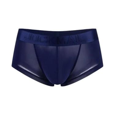Imagem de Cuecas Boxer Transparentes Ultrafinas De Seda Gelada Para Homens, Resp