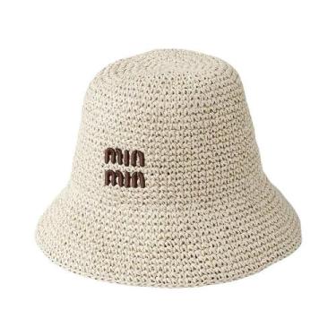 Imagem de Chapéu De Palha Feminino Artesanal De Aba Larga Estilo Panamá Para O V