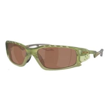 Imagem de Óculos de Sol Oakley Plantaris SQ Matte Trans Fern Prizm Tungsten-Unissex