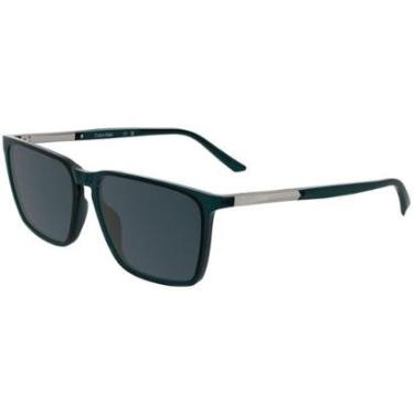 Imagem de Óculos de Sol Calvin Klein CK25505S 432 - Azul Petrol 58-Masculino