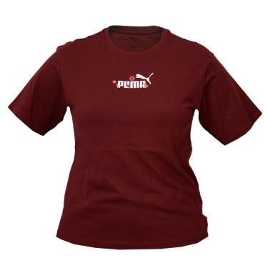 Imagem de Camiseta Puma Essencial Nature 2.0 Relaxed Tee Vinho - Feminino-Feminino