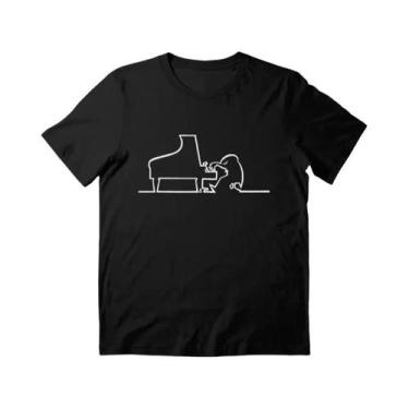 Imagem de Camiseta Unissex De Gola Redonda Casual Estilo Streetwear TV La Linea 