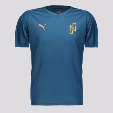 Imagem de Camiseta Puma Neymar JR Core Juvenil Azul, 10 ANOS