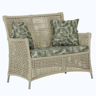 Imagem de 1 Sofá área Externa Igapó Alumínio Fendi Corda Náutica E5 Rami