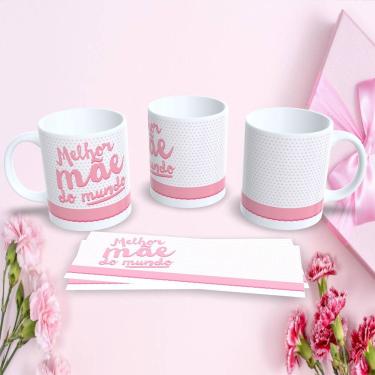 Imagem de Caneca de Porcelana Estampa 13 Personalizada para Dia das Mães Presente Criativo Uso Di...