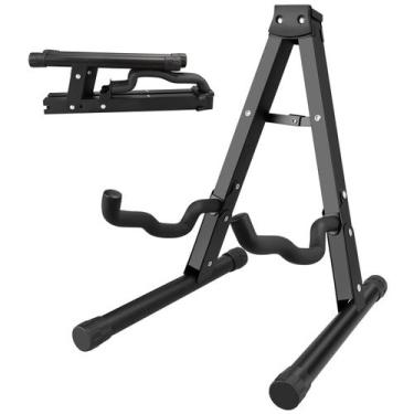 Imagem de Suporte de guitarra dobrável A-Frame DKovn para acústico/elétrico