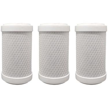Imagem de Kit 3 Refil Filtro Carbon Block 5 De Encaixe