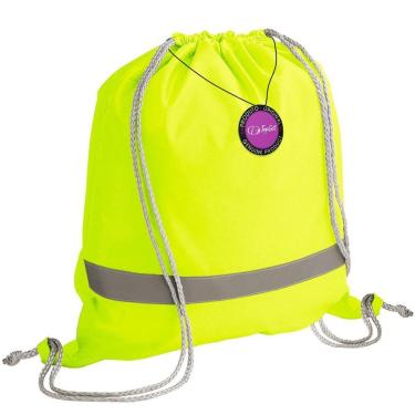 Imagem de Mochila tipo Saco Gym Sack Com Refletor 35x40cm Rodes TopGet-Unissex