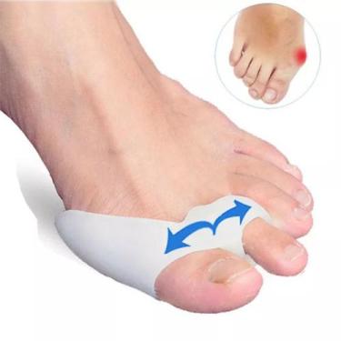 Imagem de Protetor de Joanete Corretor Com Separador de Dedos de Silicone Ortope