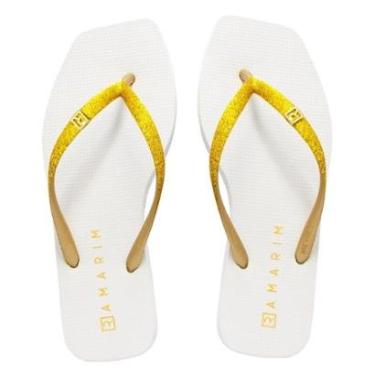 Imagem de Chinelo Ramarim Feminino Solarize Bico Quadrado Glitter-Feminino