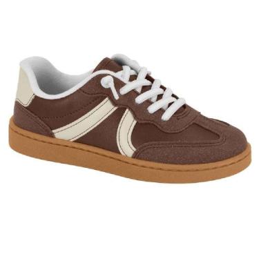 Imagem de Tenis molekinha casual ref 2574.116.30311 menina, Chocolate, 31