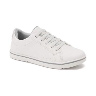 Imagem de Sapato Infantil Klin Flyer Kids Todo Branco Elástico 469.217, 32