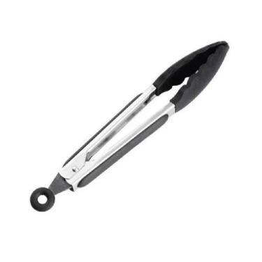 Imagem de Kit 2 Pegadores Pinça Em Silicone P/Salada Carne Churrasco - FX