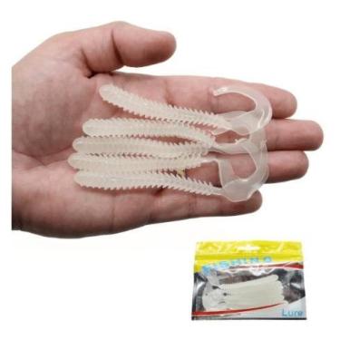 Imagem de Kit 5 Iscas Artificiais Jig Shad Soft 9,5cm 3gr Tucunare - Shopdapesca