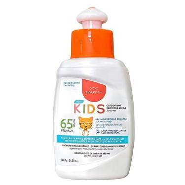Imagem de Protetor Solar Natural Corporal Kids Gato Divino FPS 65 - 100g - Bioze