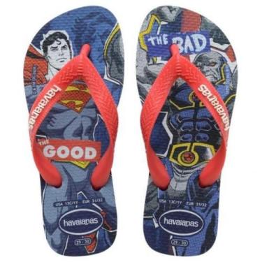 Imagem de Chinelo Havaianas Kids Heróis DC Original Infantil, 35/36, MARINHO