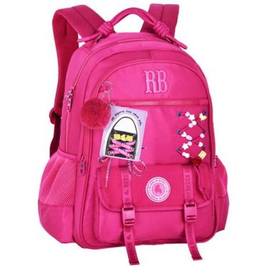 Imagem de Mochila de costas e de bordo 17,5 Beaded Fun Rebecca Bonbon - rosa